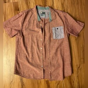 Modern Amusement Short Sleeve Button Down